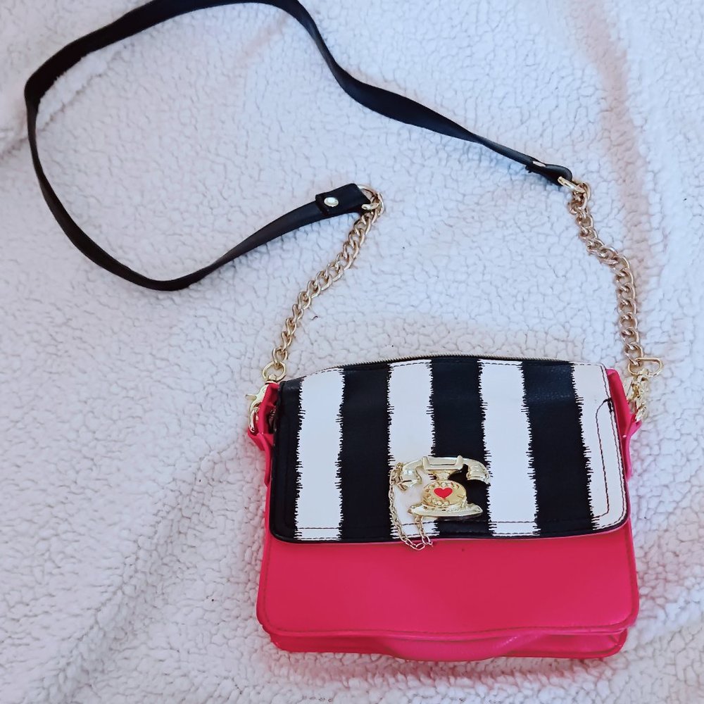 Betsey Johnson Purse with Detachable Straps